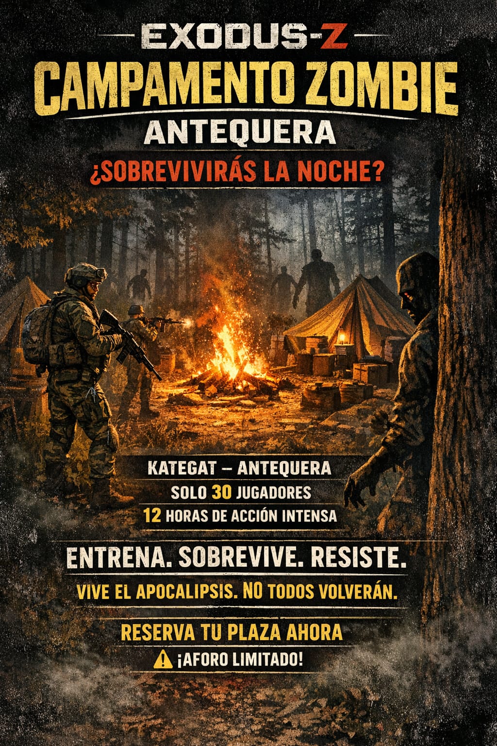 Inicio 5 Cartel de evento zombie